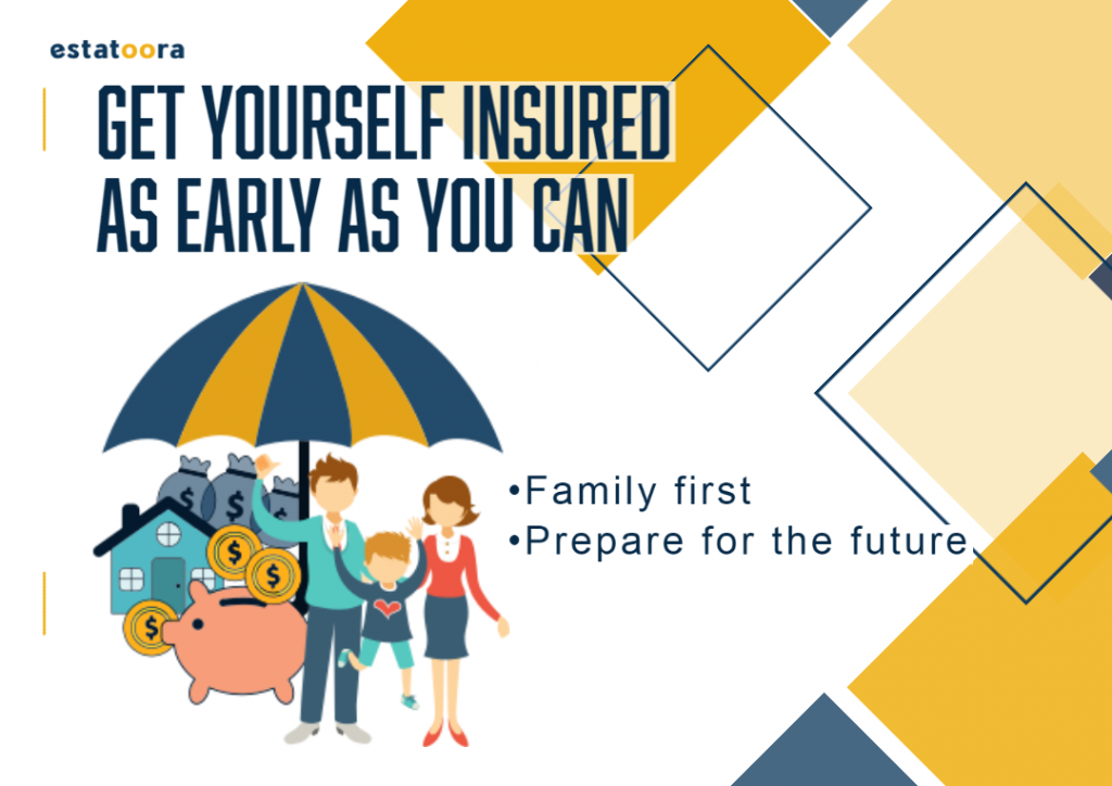 get yourself insured as early as you can